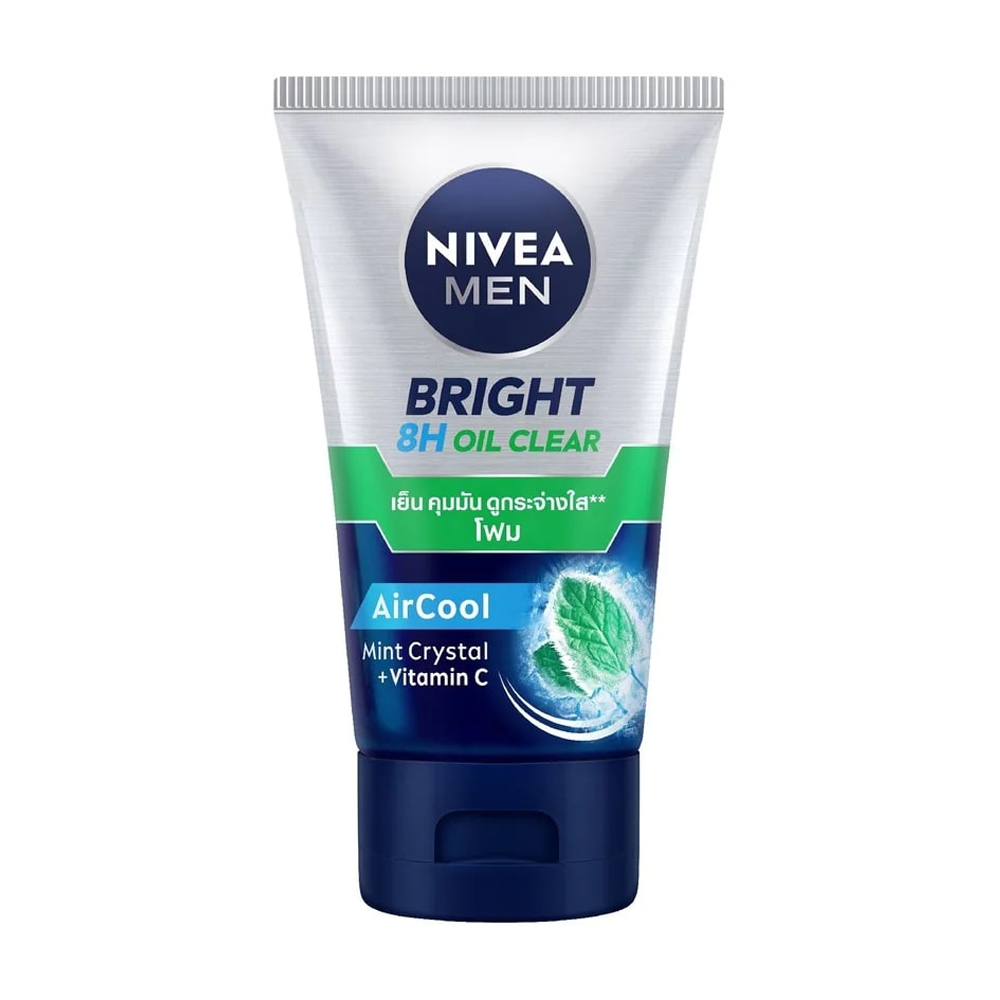 Sữa rửa mặt cho nam Nivea Men Bright Oil Clear Form (Tuýp 100g)