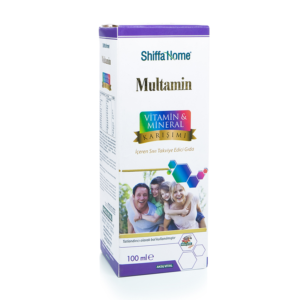Thực phẩm bảo vệ sức khỏe siro Multamin Vitamin & Mineral Karisimi Shiffa Home (Chai 100ml)