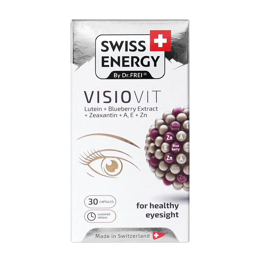 Swiss Energy Visiovit Ho Tro Mat (Hop 30 Vien)