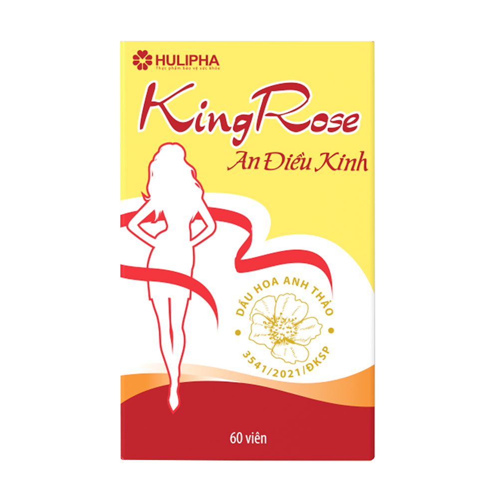 Hulipha  King Rose Ho Tro Dieu Hoa Kinh Nguyet (Hop 60 Vien)