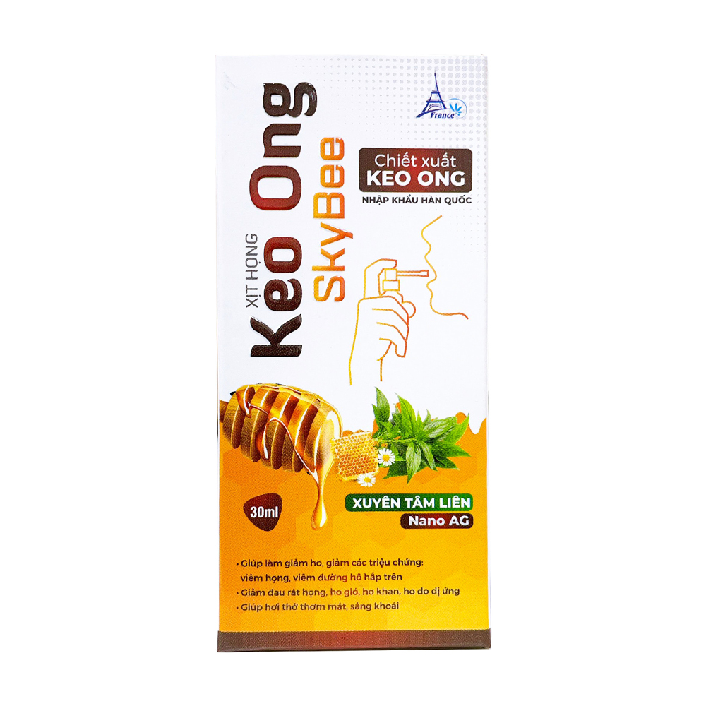 Xịt họng keo ong SkyBee (Chai 30ml)