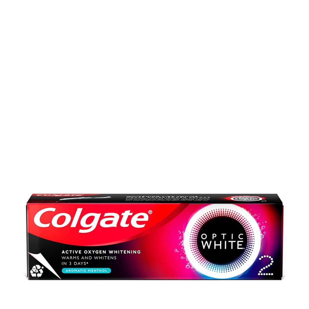 Kem đánh răng Colgate Optic White O2 (Tuýp 85g)
