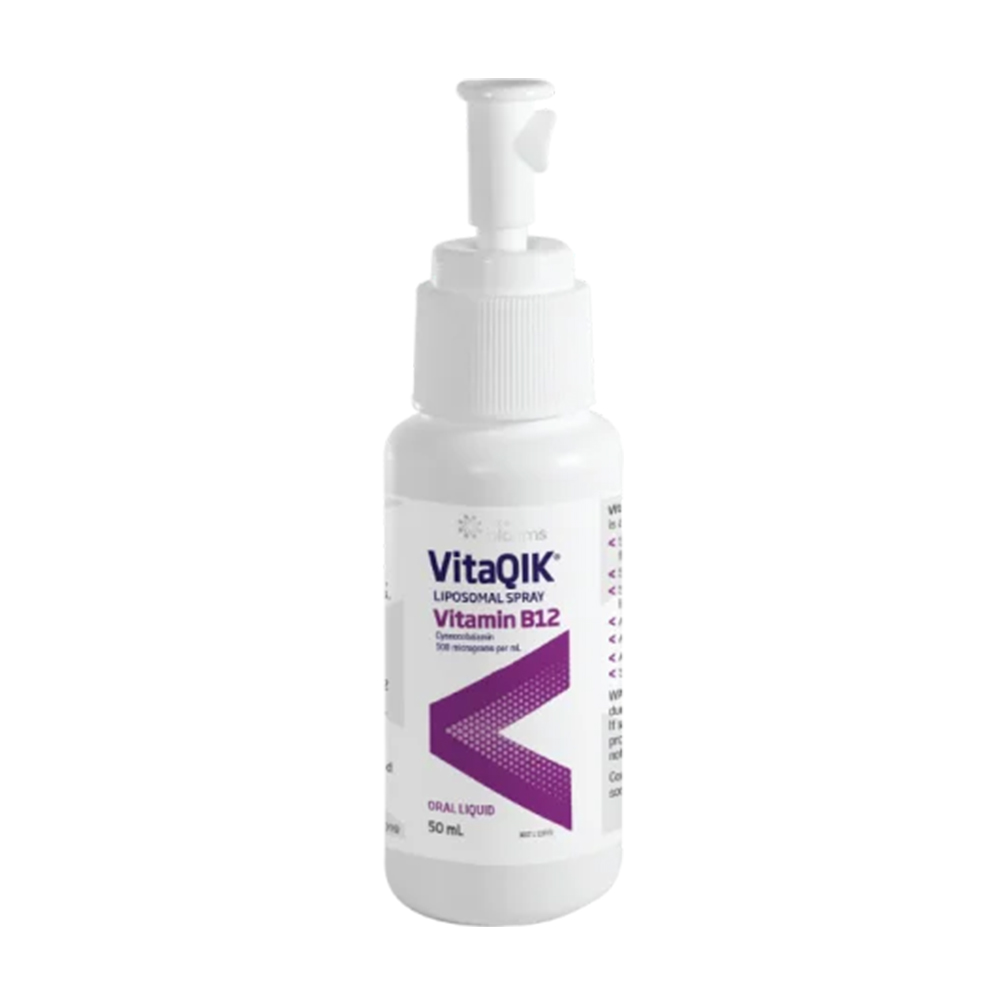 Thực phẩm bảo vệ sức khỏe VitaQik Liposomal Spray Vitamin B12 Henry Blooms (Chai 50ml)