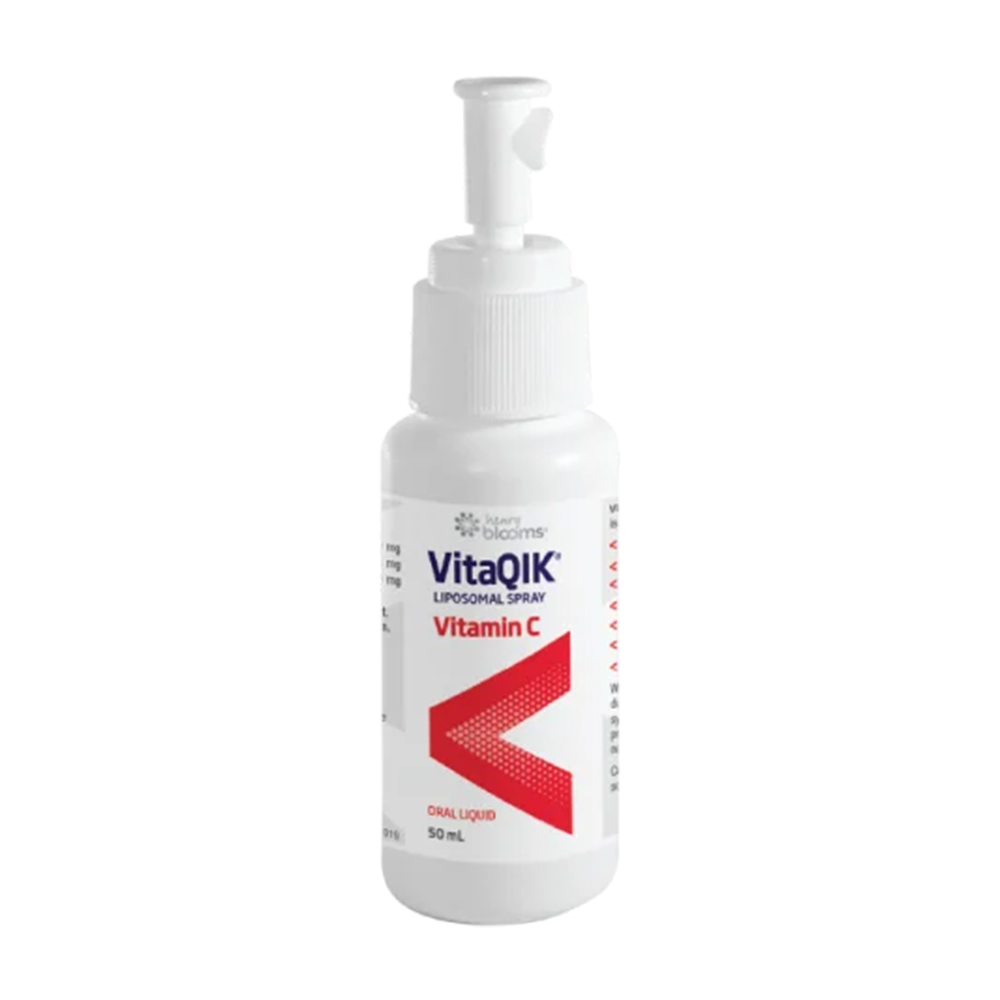Thực phẩm bảo vệ sức khỏe VitaQik Liposomal Spray Vitamin C Henry Blooms (Chai 50ml)