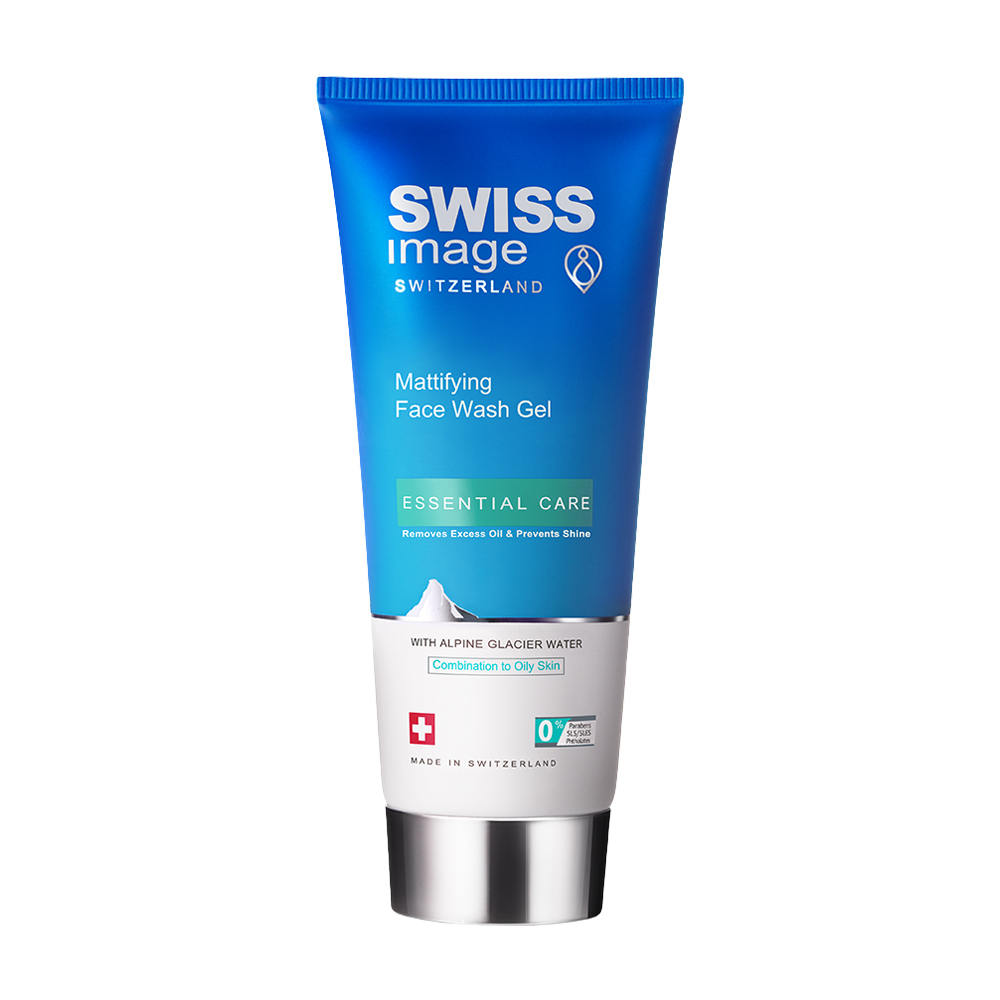 Gel rửa mặt hằng ngày dành cho da dầu Swiss Image Mattifying Face Wash Gel (Tuýp 200ml)