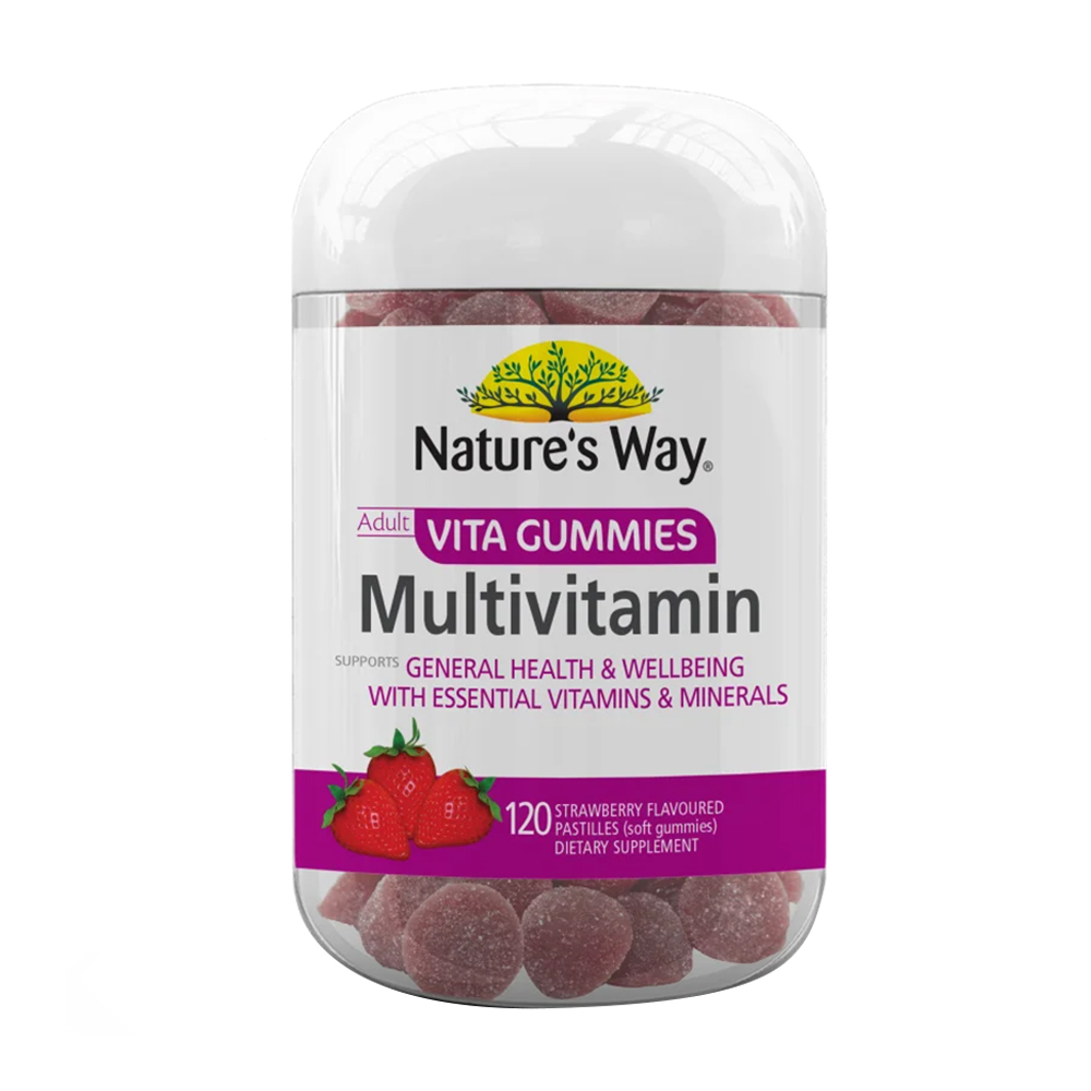 Kẹo dẻo bổ sung vitamin Nature's Way Adult Vita Gummies Multivitamin (Lọ 120 viên)
