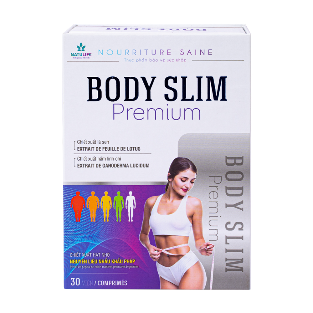 Body Slim Premium H.Tro Giam Can (Hop 30v)