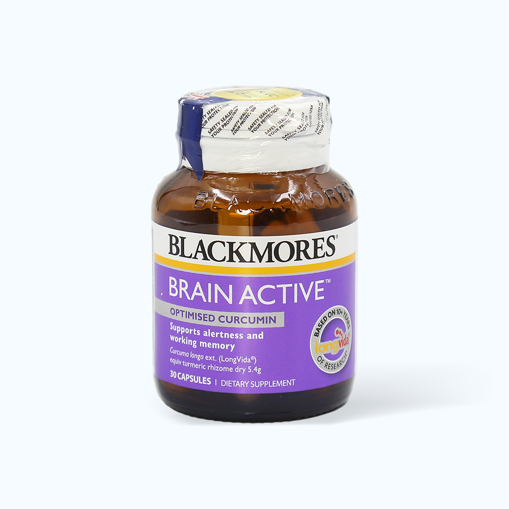 Viên bổ não Blackmores Brain Active (Chai 30 viên)