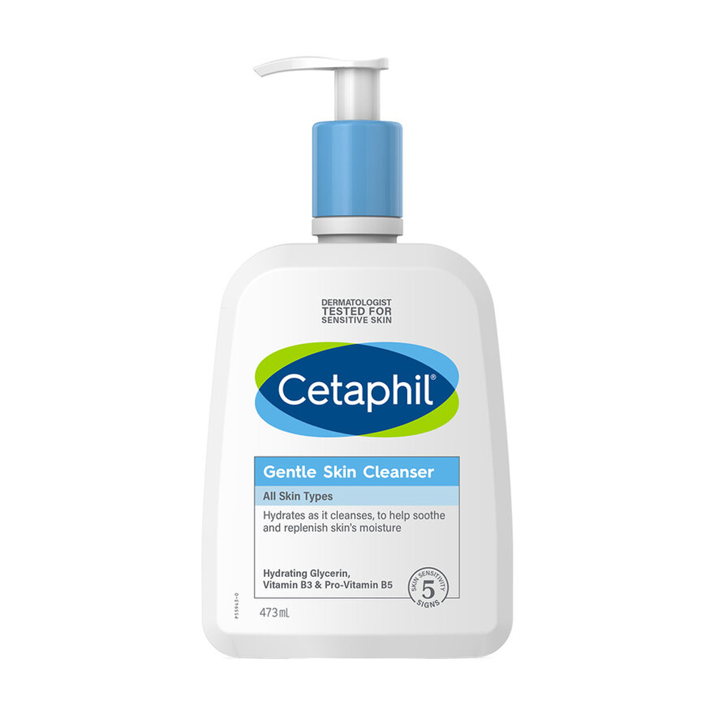 Sữa rửa mặt CETAPHIL Gentle Skin Cleanser giúp làm sạch và dịu da (Chai 473ml)