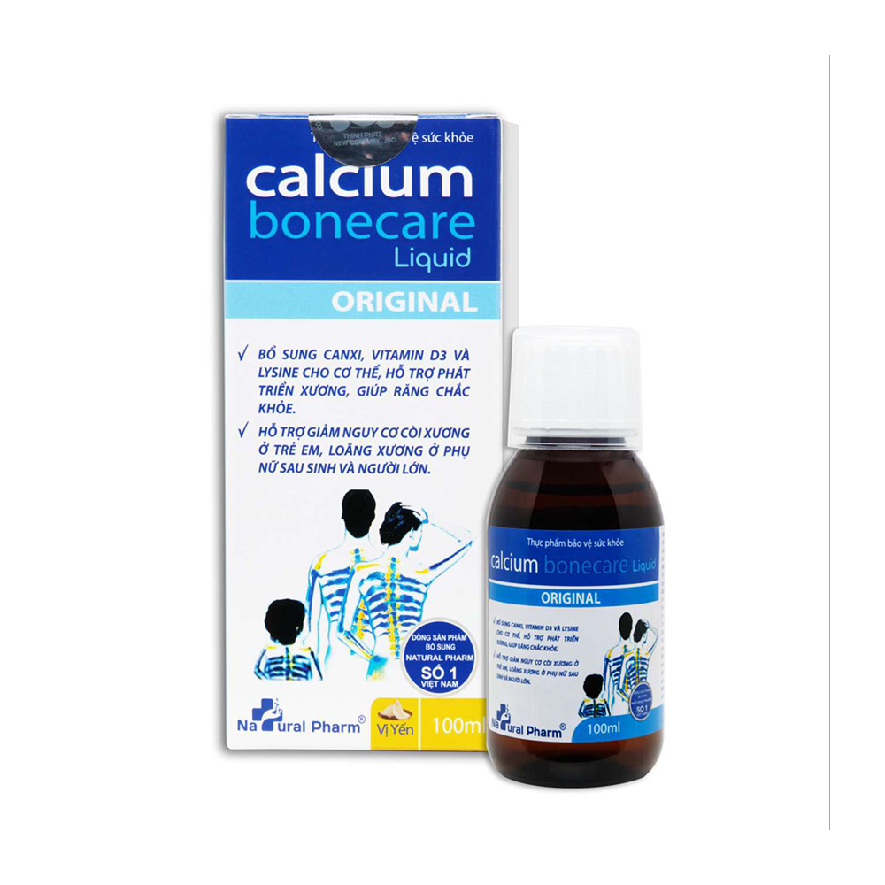 Calcium Bonecare Ho Tro Chac Khoe Xuong 100Ml
