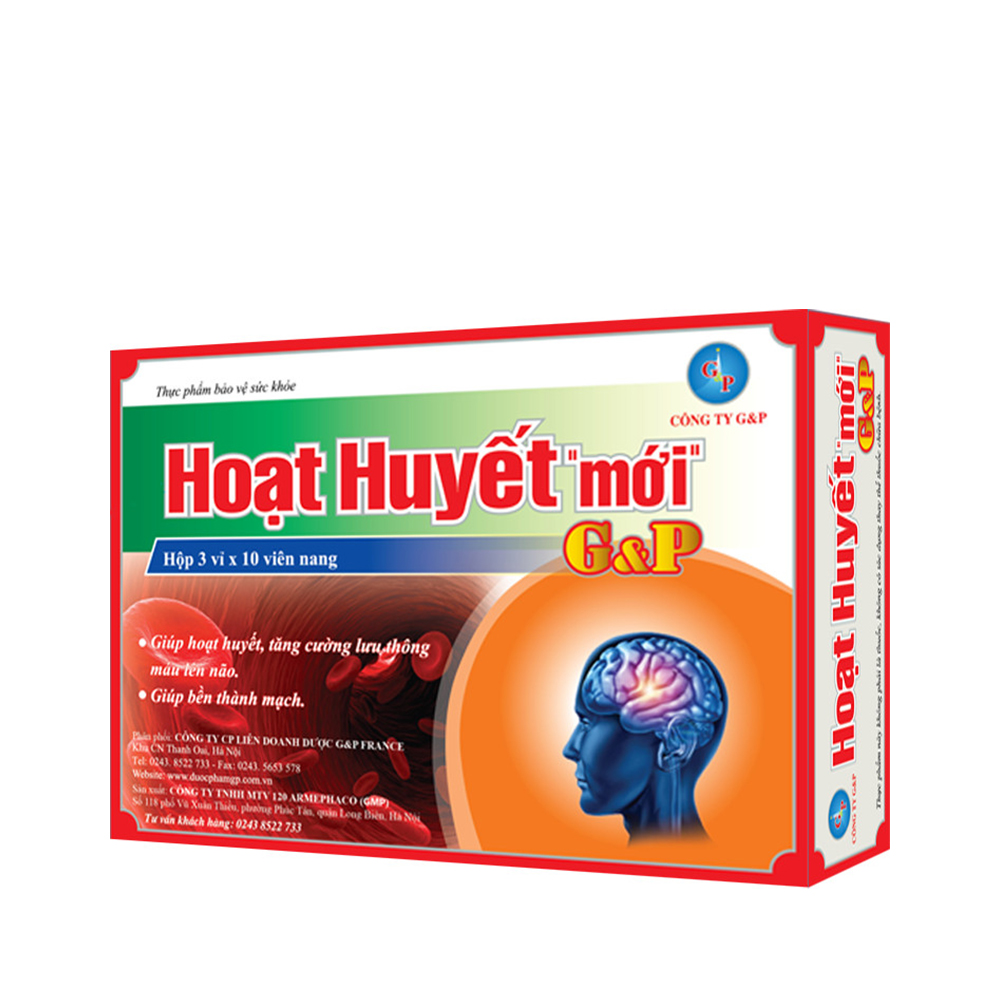 Hoat Huyet Moi Ho Tro Luu Thong Mau Nao, Roi Loan Tien Dinh (Hop 30 Vien)