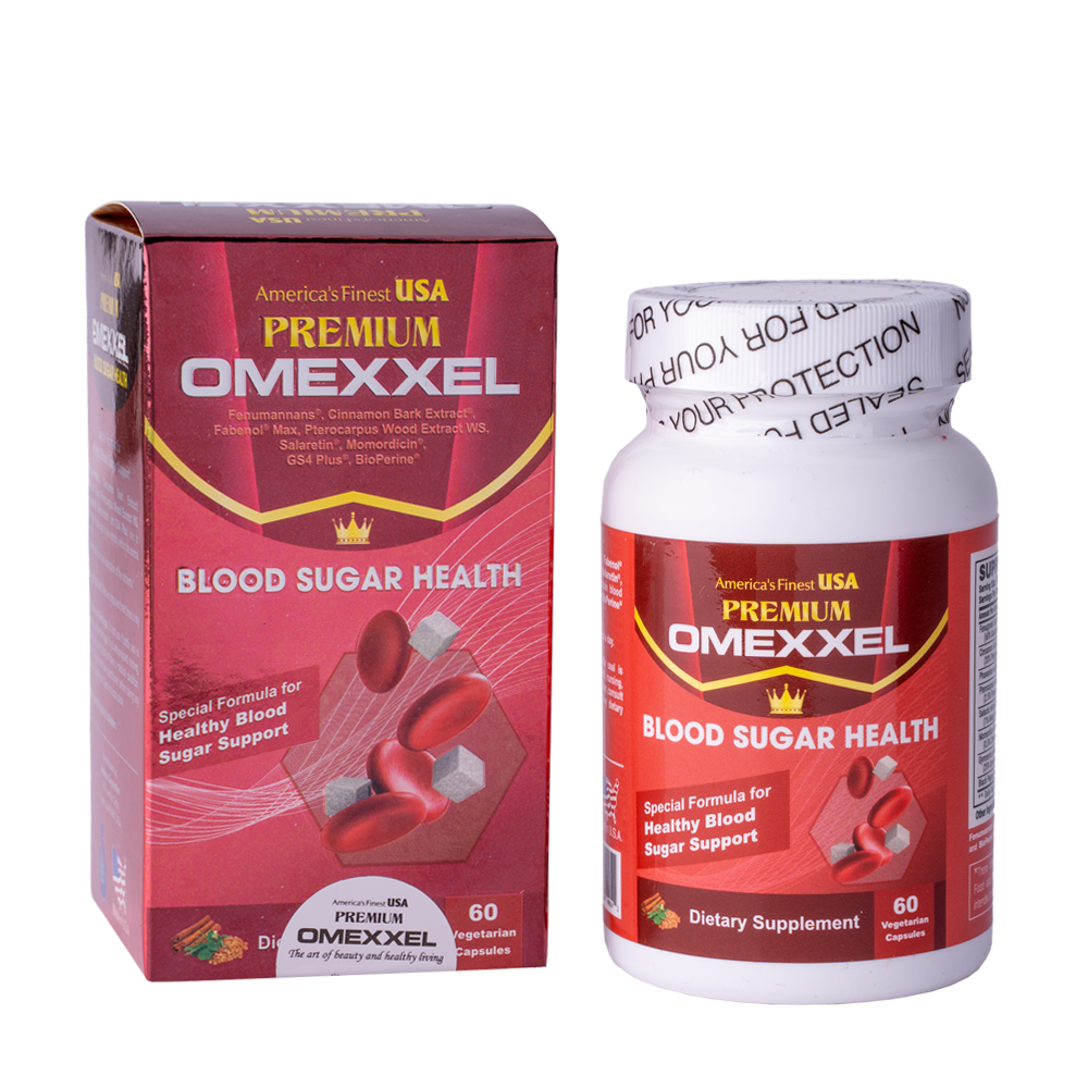 Premium Omexxel Blood Sugar Health H.Tro Duong Huyet (Hop 60v)