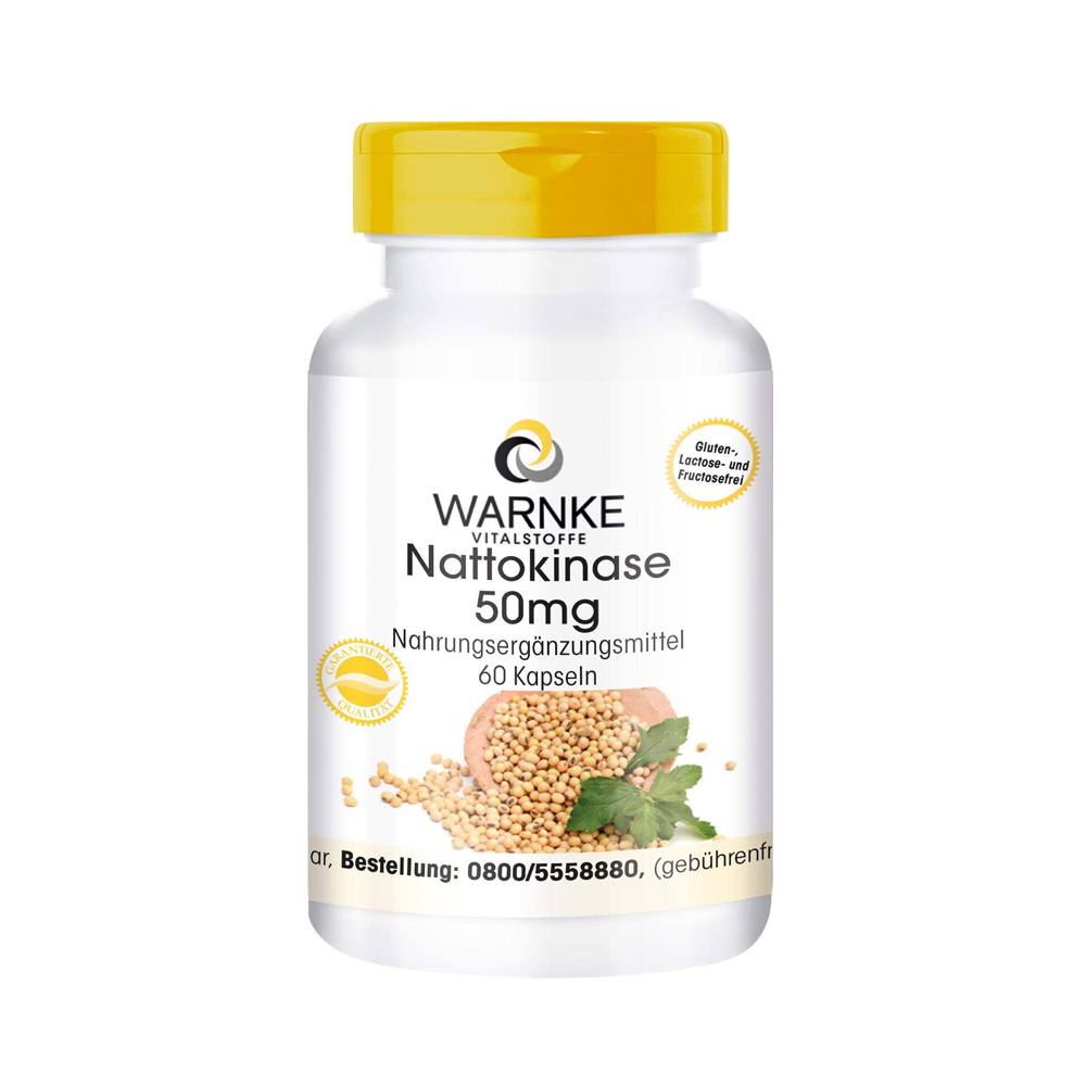 Warkle Nattokinase Vien Uong Ho Tro Chong Dot Quy (Hop 60 Vien)