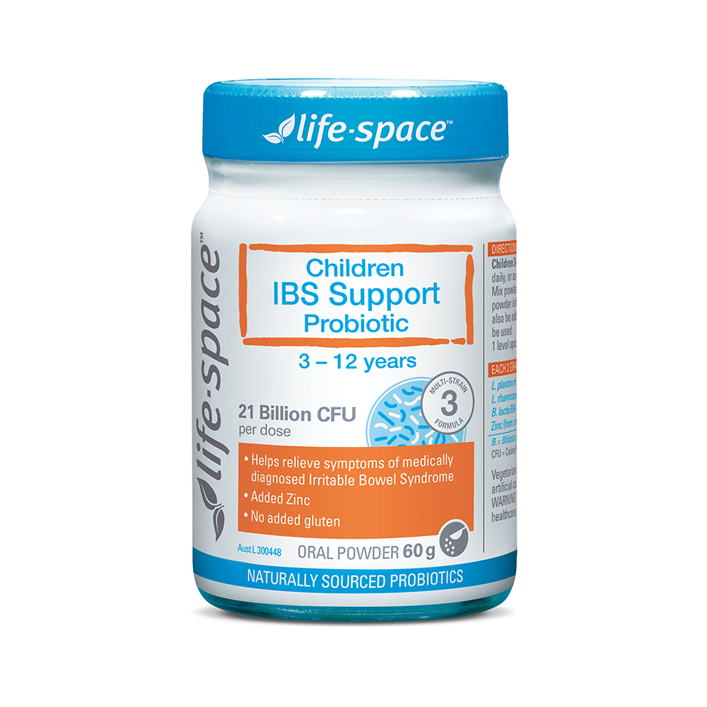 Men vi sinh Life Space Children IBS Support Probiotic hỗ trợ tiêu hóa, đề kháng cho bé (60gr)