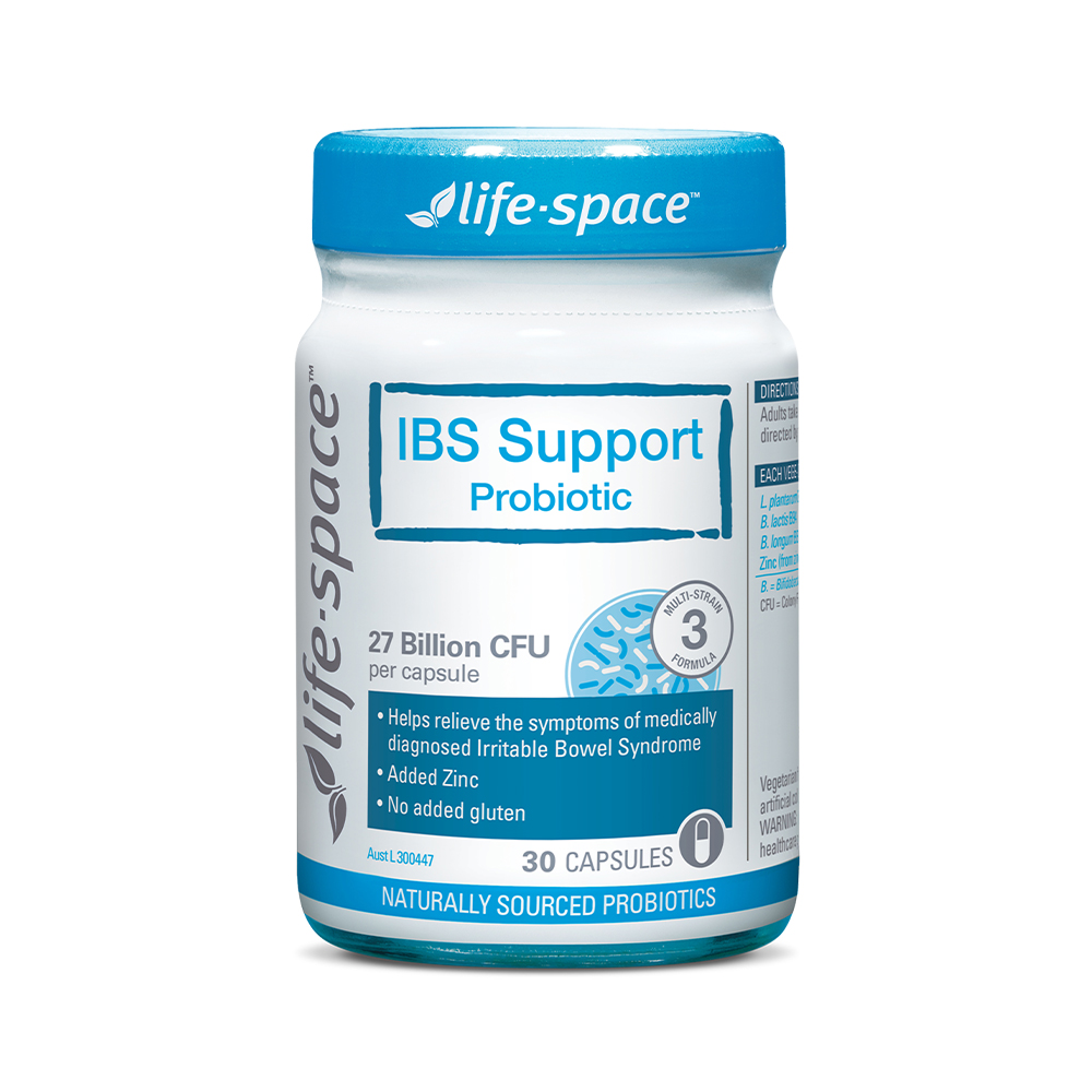 Men vi sinh hỗ trợ tiêu hóa, tăng sức đề kháng Life Space Ibs Support Probiotic (Hộp 30 viên)