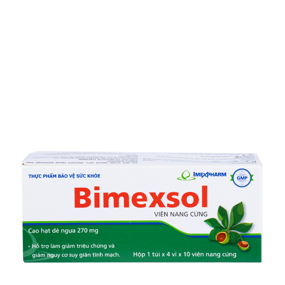 Imexpharm Bimexsol Giam Nguy Co Suy Giam Tinh Mach (Hop 40v)