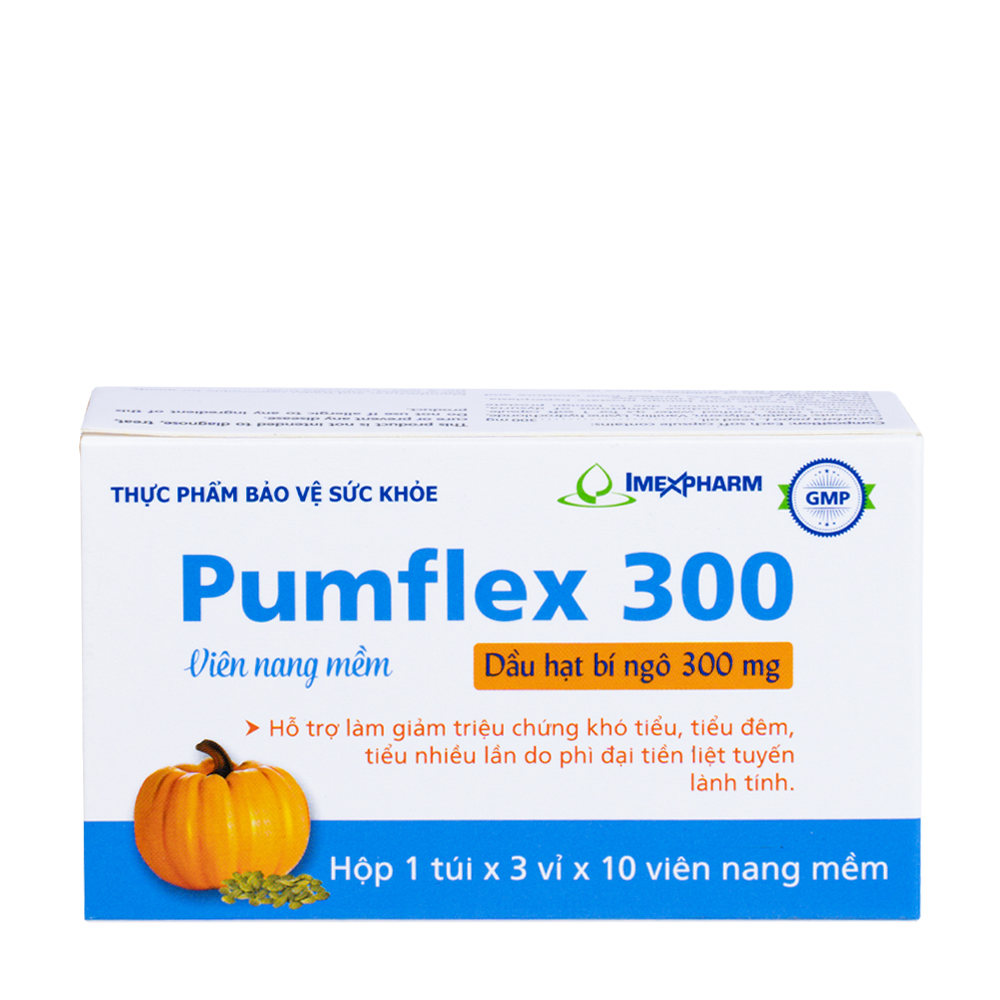 Imexpharm Pumflex 300 Giam Trieu Chung Tieu Dem (Hop 30v)