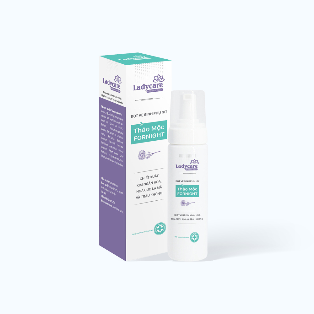 Ladycare Bot Ve Sinh Phu Nu Thao Moc Forninght 190ml