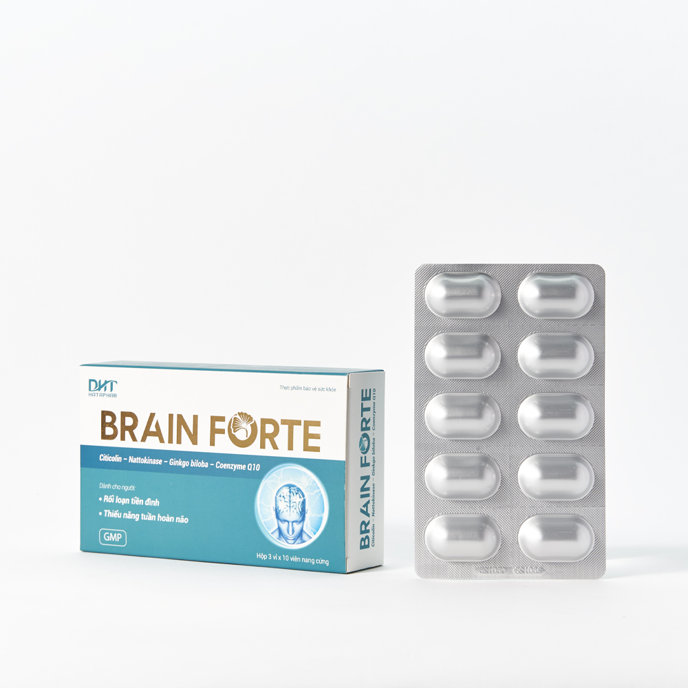 HATAPHAR Brain Forte H.Tro Nao Bo (Hop 3Vi x 10Vien)