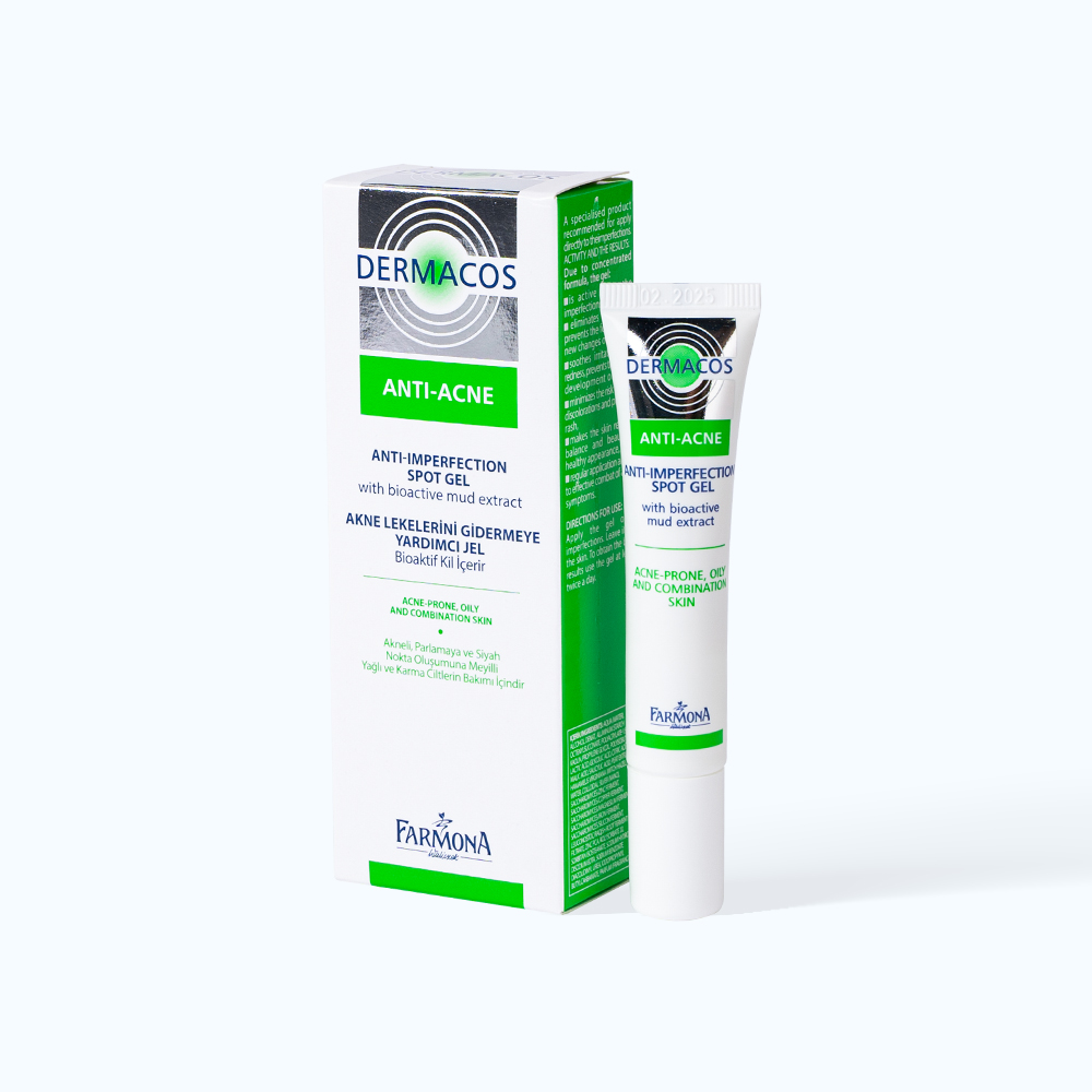 Dermacos Gel Cham Mun Chua Bun Hoat Tinh 15ml/Hop