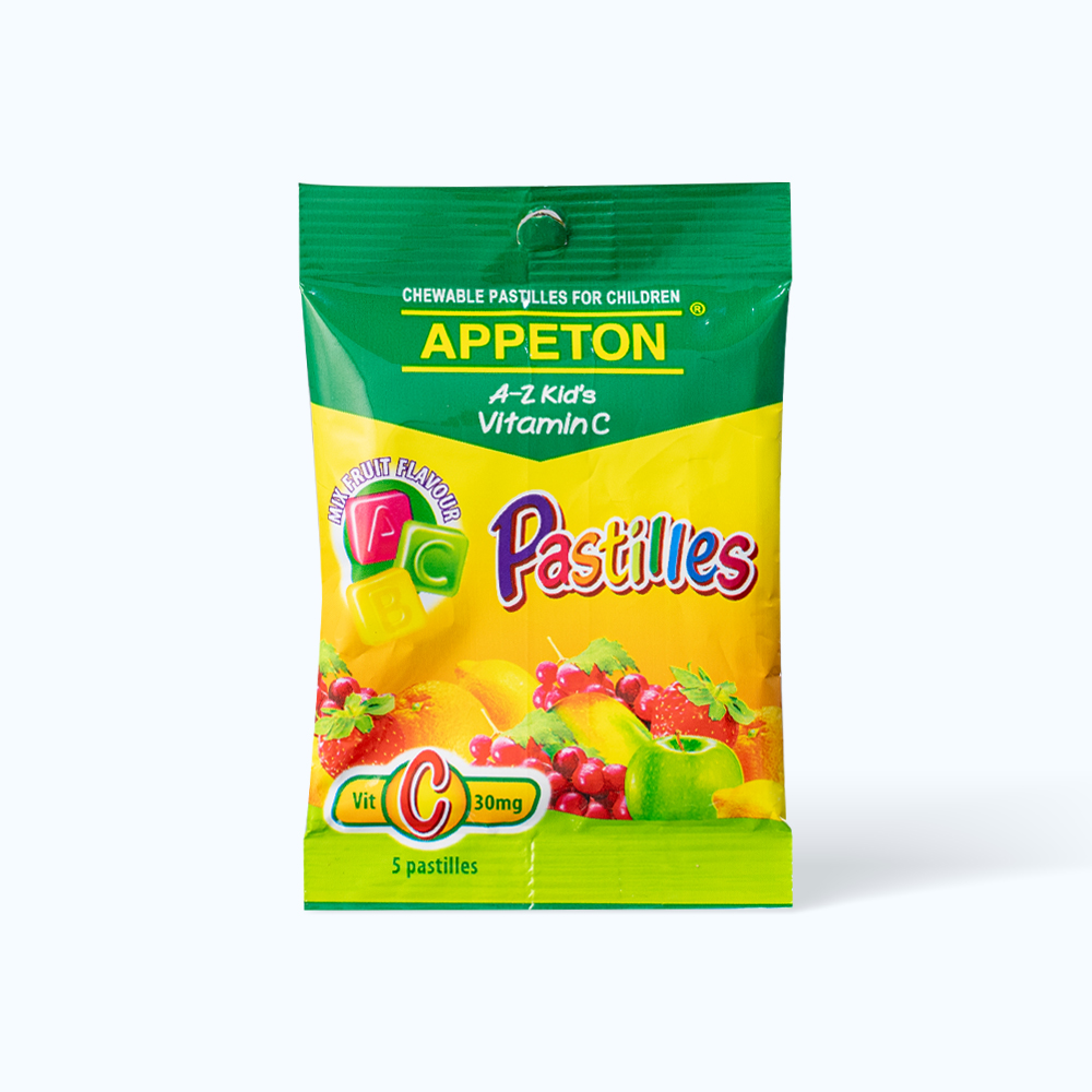 APPETON Keo Deo Bo Sung Vitamin C Tre Em (Hop 20 Goi)