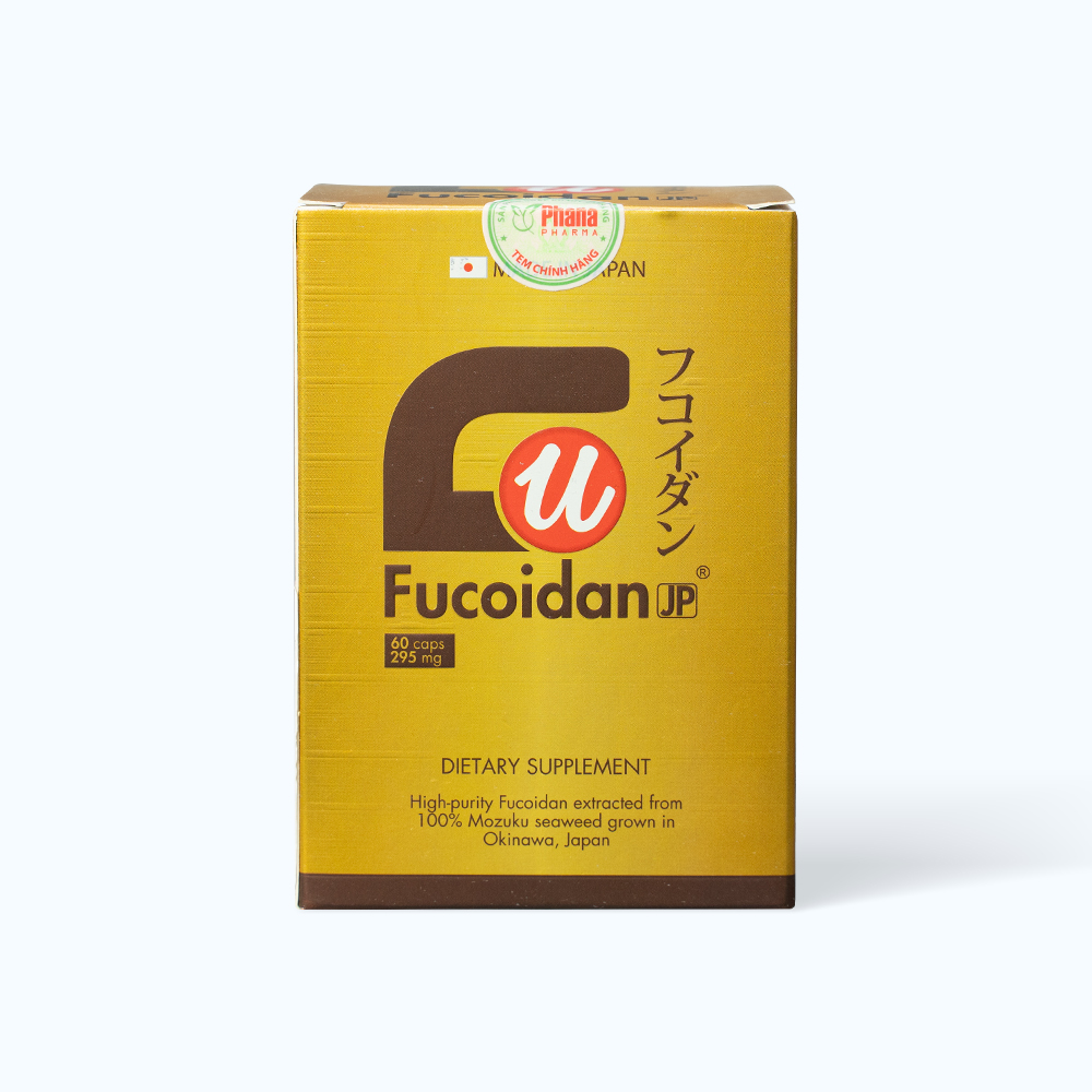 FUCOIDAN Thuc pham bao ve suc khoe Fucoidan JP (Hop 60 Vien)