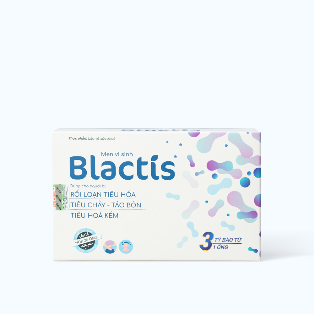 BLACTIS Men Vi Sinh Ho Tro Tieu Hoa (Hop 20 Ong)