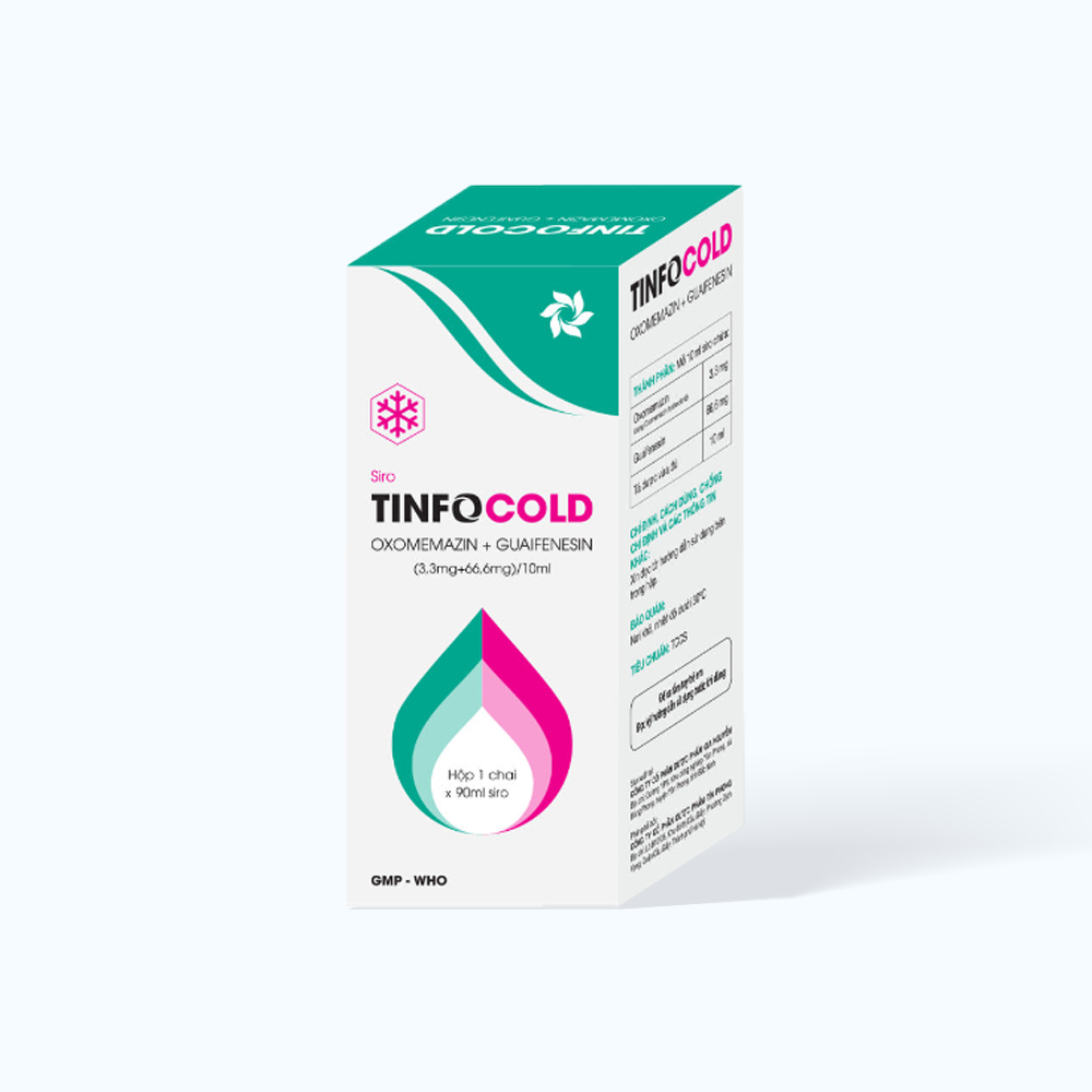 Siro TinfoCold SYR 66.6MG/3.3 (Chai 10ml)