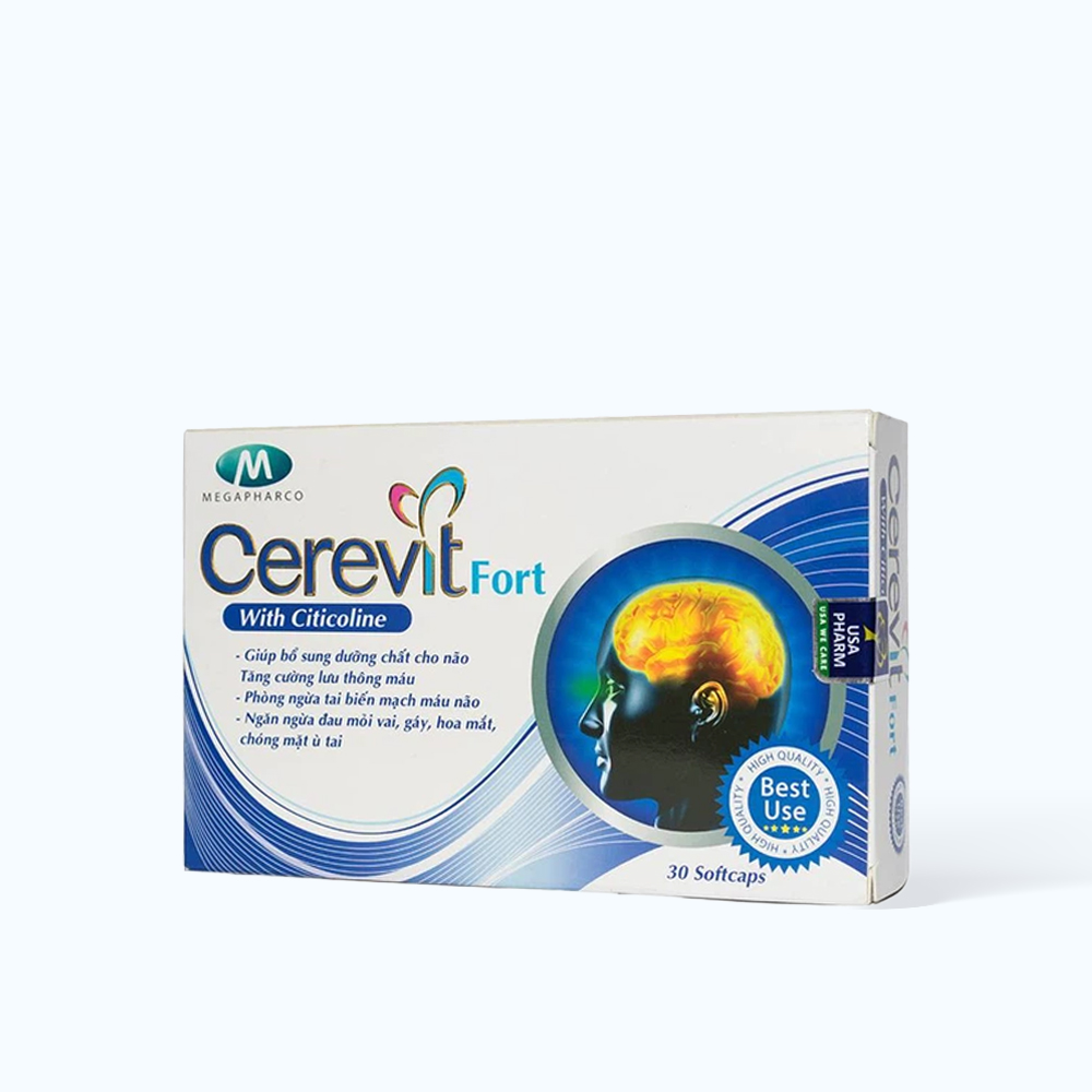 MEGAPHARCO Cerevit Fort Htro Tuan Hoan Mau Nao (Hop 30vien)
