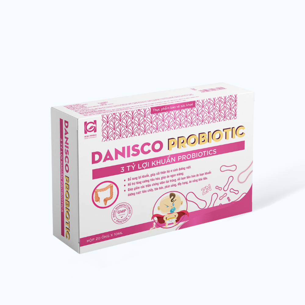 Dung dịch uống hỗ trợ tiêu hóa HGSG Pharma Danisco Probiotic (Hộp 20 ống)