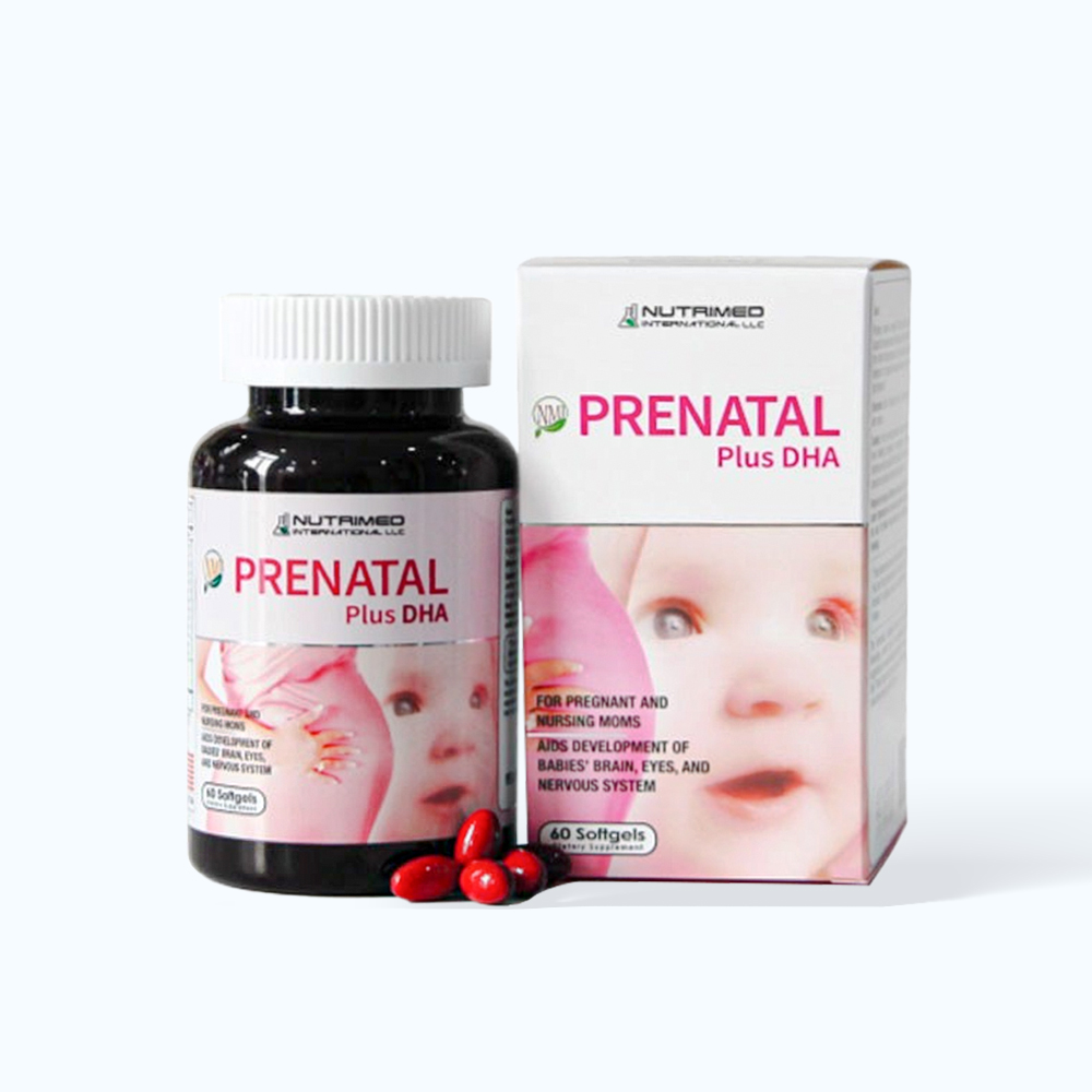 NUTRIMED Prenatal Plus DHA B.Sung VTM Cho Me Bau (Hop 60v)