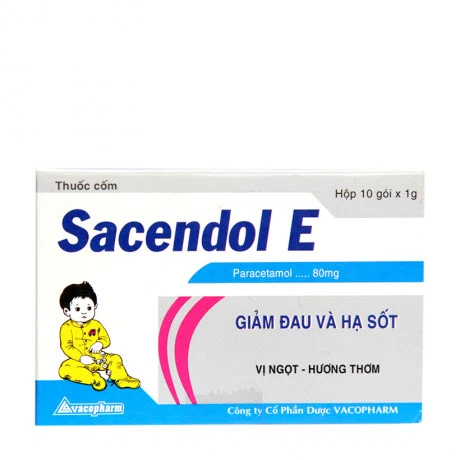 Sacendol E ( Hộp 10 gói x 1g)